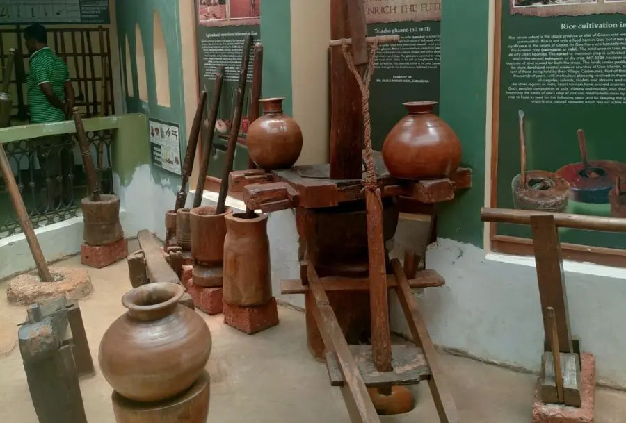 Interesting displays at the Goa Chitra Musuem